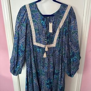 Anthropologie Balloon sleeve Romper